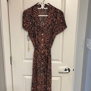 Aritzia Wilfred Shirt (dress) Lava/Orange Size M